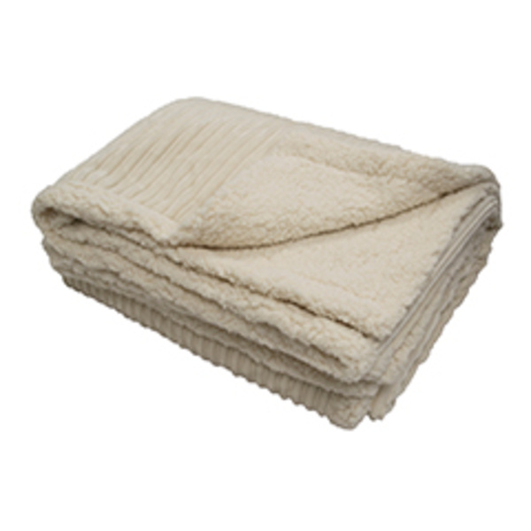 Corduroy Lambswool Throw Blanket Thumbnail