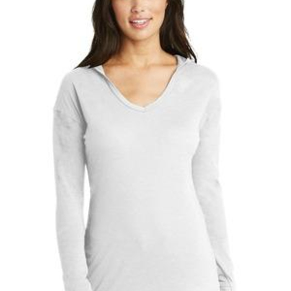 Ladies Tri Blend Performance Pullover Hoodie Tee Thumbnail
