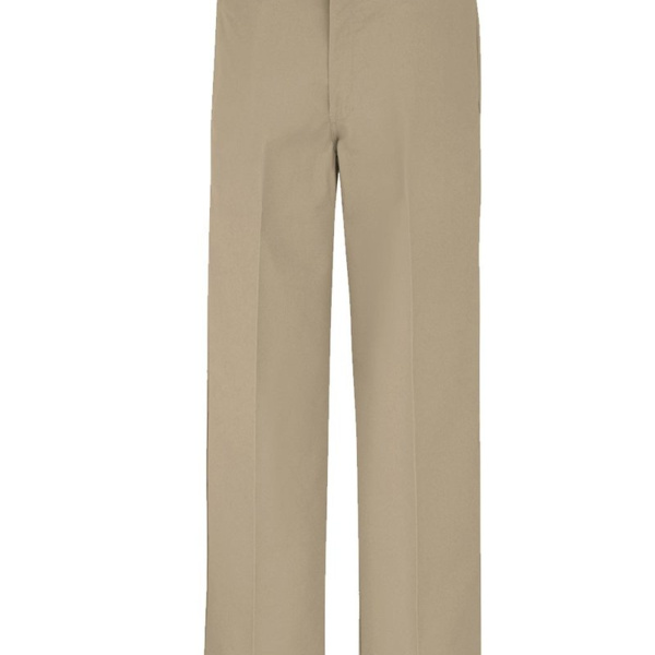 Men's Odd Sizes Industrial Flat Front Comfort Waist Pants Thumbnail