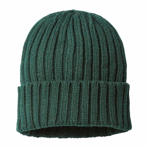 Sustainable Cable Knit Cuffed Beanie Thumbnail