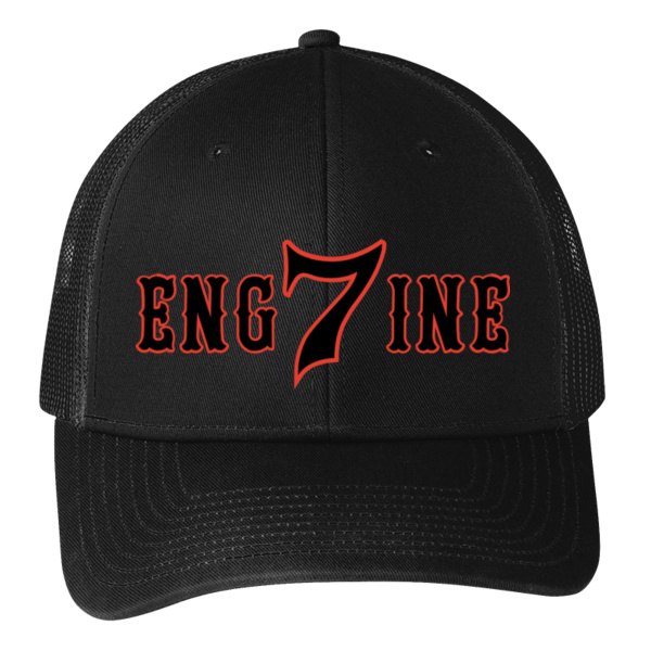 TFD Station 7 - Snapback Trucker Cap (engine) Thumbnail