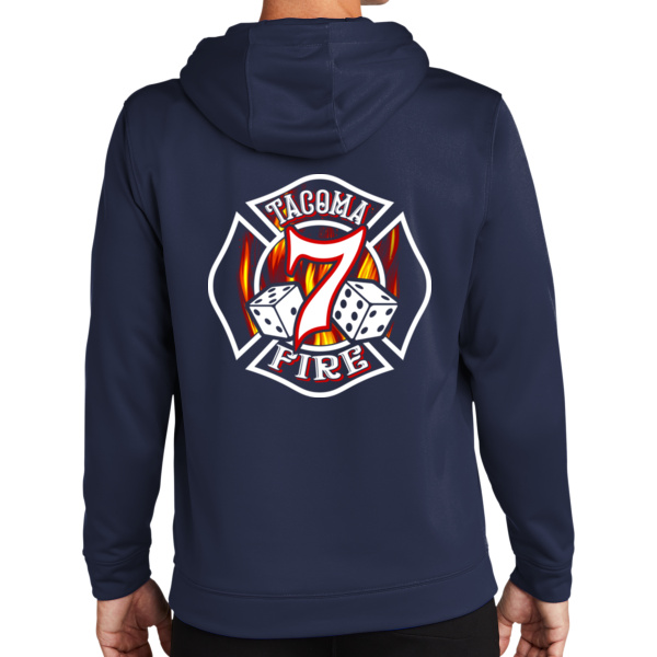 TFD Station 7 Dice - Sport Wick ® Fleece Hooded Pullover Thumbnail