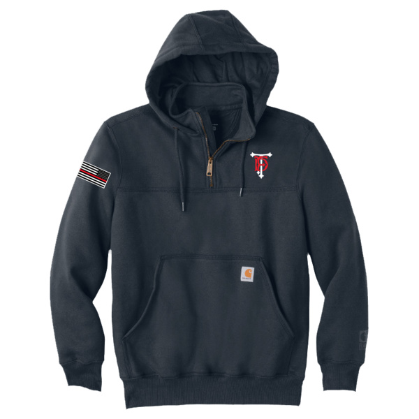 TFD Station 7 - Carhartt Rain Defender ® Paxton Heavyweight Hooded Zip Mock Sweatshirt Thumbnail